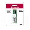 Твердотельный диск 512GB Transcend MTE220S, 3D TLC NAND, M.2, PCI-E 4x [ R/W - 2800/3500 MB/s]